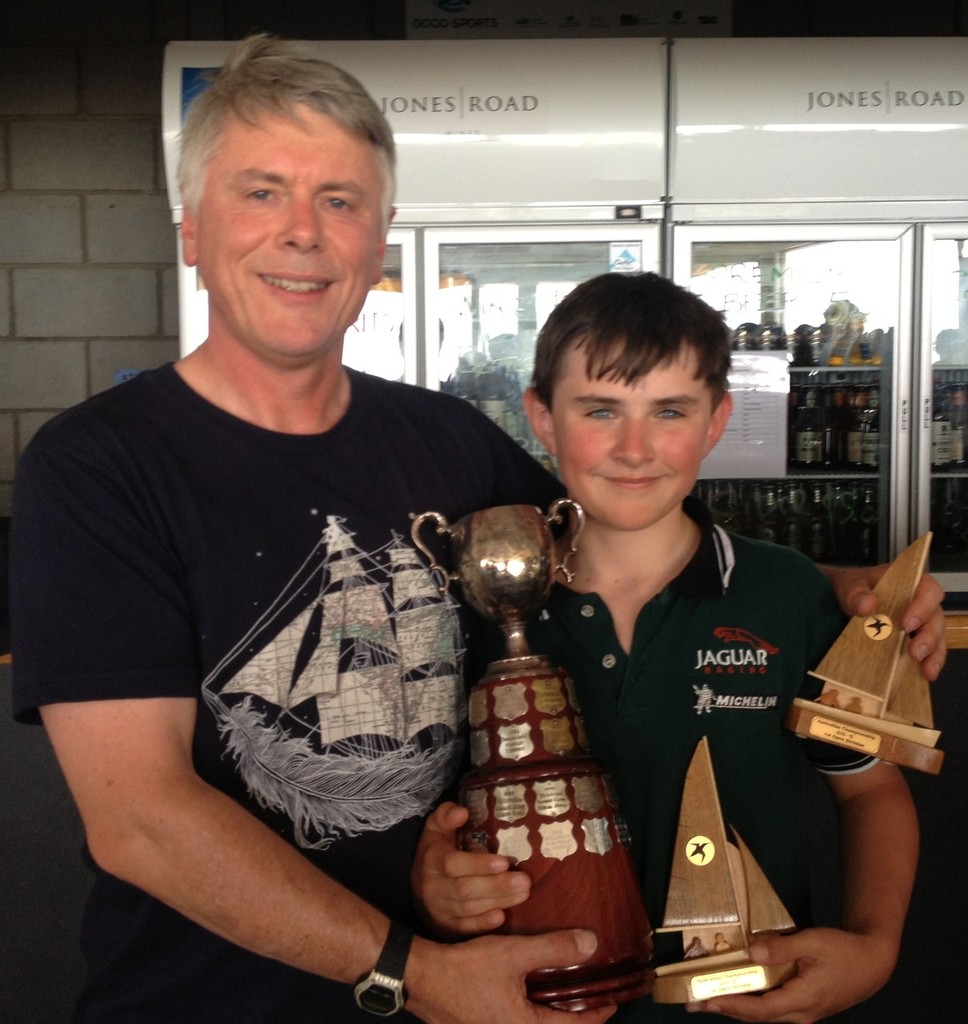 Alan and Nathan Riley Australian Pacer Champions - Ronstan Pacer Australian Championship 2012/13 photo copyright Jane Moffat taken at  and featuring the  class