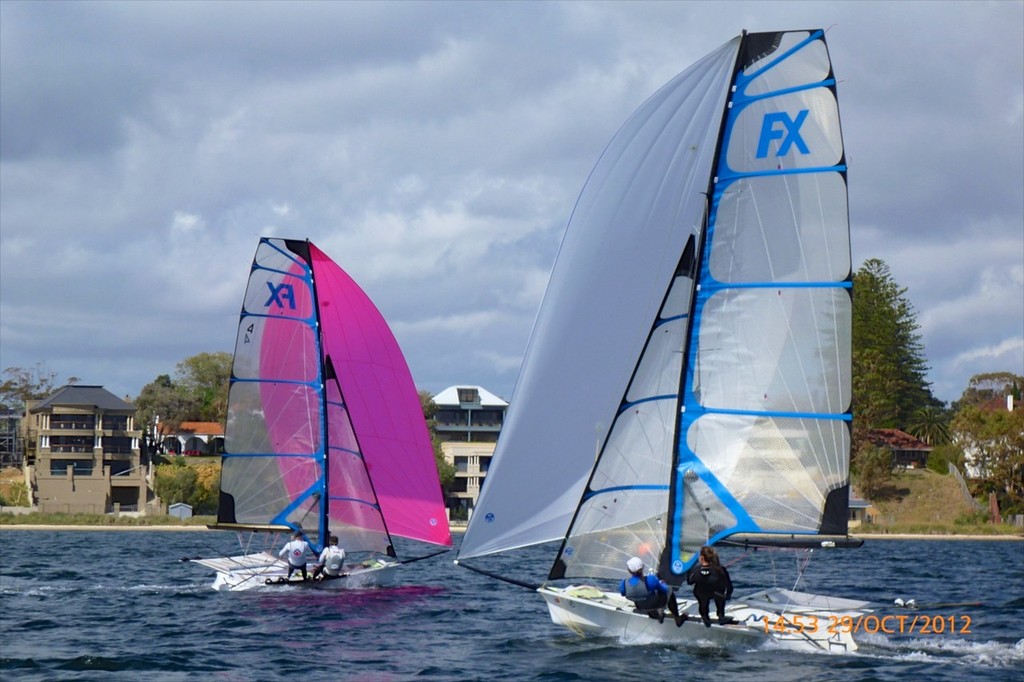Australia - 49er FX photo copyright Mackay Boats http://www.mackayboats.com taken at  and featuring the  class