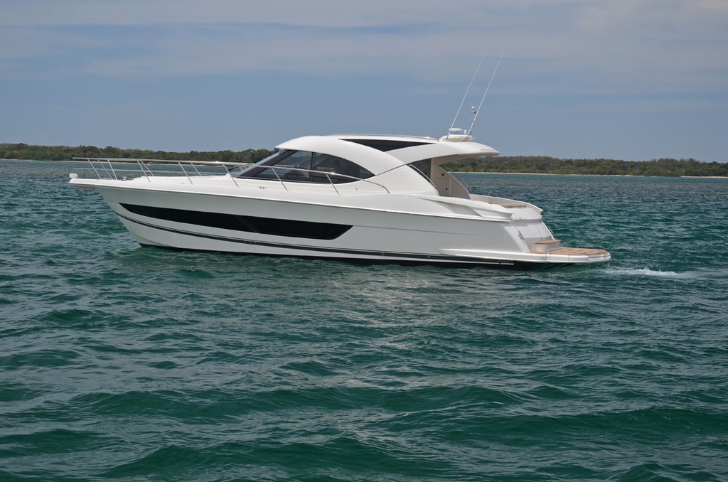 Riviera's new 4400 Series II Sport Yacht will be on show at the Club Marine Mandurah Boat Show photo copyright Stephen Milne taken at  and featuring the  class