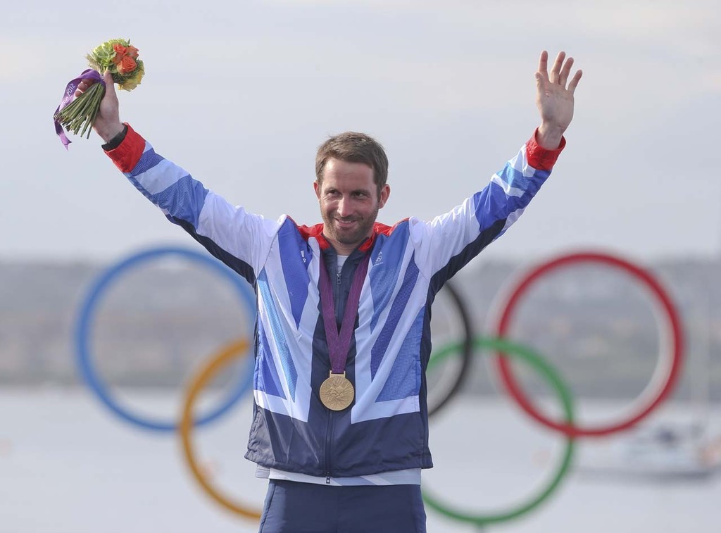 Ben Ainslie (GBR) won his fourth Gold Medal at the 2012 London Olympics photo copyright onEdition http://www.onEdition.com taken at  and featuring the  class