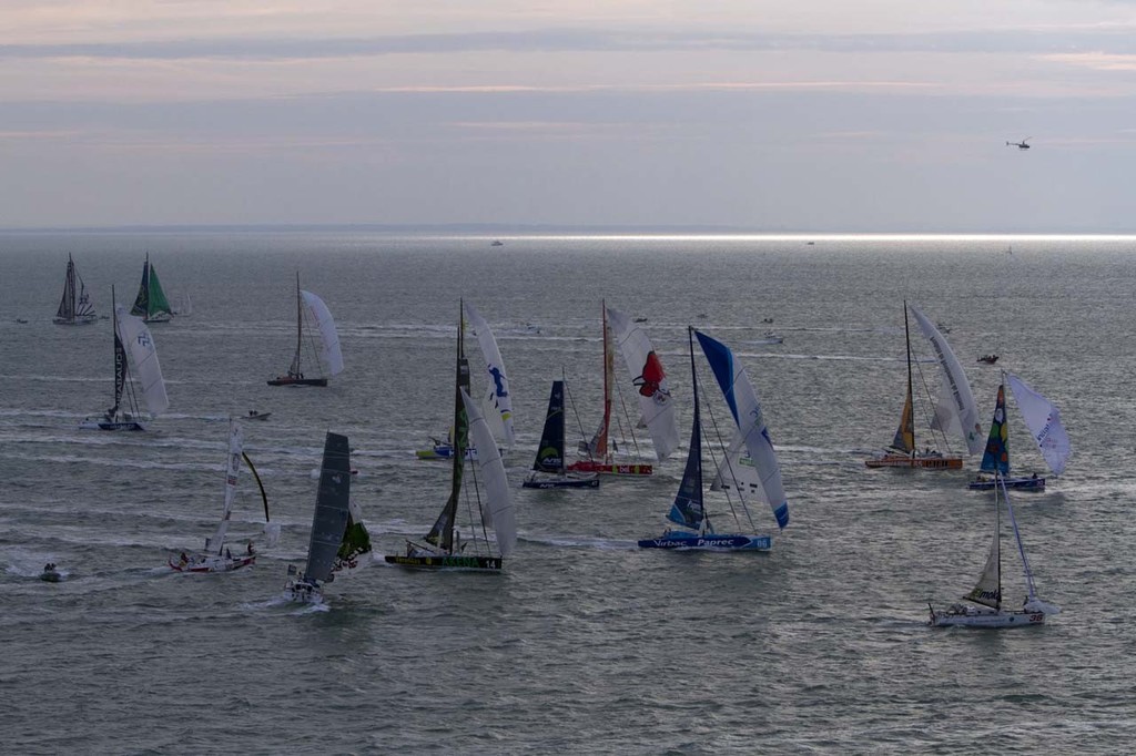 Depart de la Transat Jacques Vabre 2011 - Le Havre le 02/11/2011 photo copyright Alexis Courcoux taken at  and featuring the  class