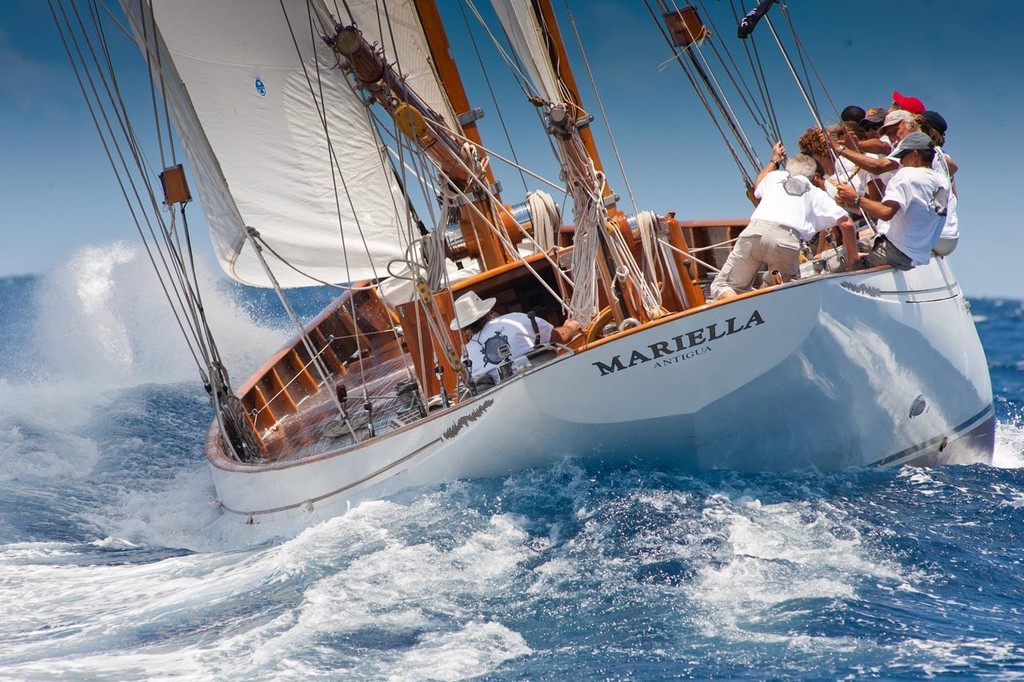 <b>Image of the Day </b>Mariella - winners in the Classic Class at Les Voiles de St. Barth © Christophe Jouany / Les Voiles de St. Barth http://www.lesvoilesdesaintbarth.com/