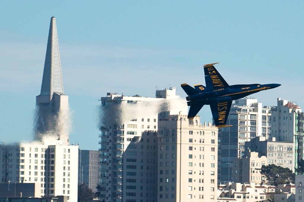 The Blue Angels put on their usual spectacular show - ACWS San Francisco photo copyright Chuck Lantz http://www.ChuckLantz.com taken at  and featuring the  class