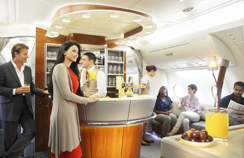 Experience Business Class on Emirates Airlines and support the NZ Optimist sailors © Emirates Team New Zealand http://www.etnzblog.com