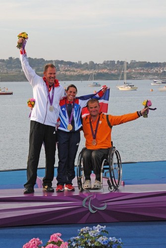 2.4mtR medalists - 2012 Paralympics at Portland © David Staley - IFDS 