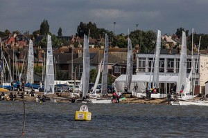 Brightlingsea SC The Church of UK Catamaran sailing - 25th Anniversary Hurricane5.9SX GBR Nationals photo copyright john ready taken at  and featuring the  class