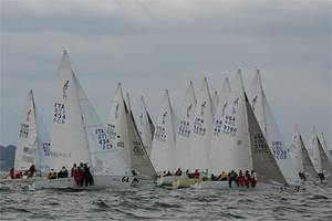 2011 worlds starting line - 2012 J/24 Worlds photo copyright Katie Nicoll taken at  and featuring the  class
