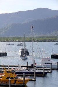Cairns Harbour is safe, secure and a great base from which to explore the whole area. Handy for quick jobs, too. photo copyright  John Curnow taken at  and featuring the  class