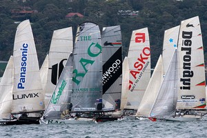21 october 2012 058 - AEG 3-Buoys Challenge, Race 2 photo copyright Frank Quealey /Australian 18 Footers League http://www.18footers.com.au taken at  and featuring the  class