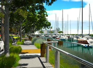 Artists impression GC International Marine Precinct photo copyright SW taken at  and featuring the  class