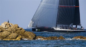 BELLA MENTE (USA), enjoys the scenic spot for racing - 2012 Maxi Yacht Rolex Cup photo copyright  Rolex / Carlo Borlenghi http://www.carloborlenghi.net taken at  and featuring the  class