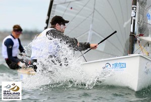 Ben Leibowitz (USA)  /  Finn class
Oceanic Leg of the ISAF Sailing World Cup 2012
Sandringham Yacht Club, Victoria AUSTRALIA
December 2nd - 8th, 2012 
© Sport the library / Jeff  Crow
 photo copyright Jeff Crow/Sail Melbourne http://www.sportlibrary.com.au taken at  and featuring the  class