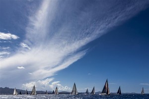 Blue skies welcome the Swan fleet in Porto Cervo - 2012 Rolex Swan Cup photo copyright  Rolex / Carlo Borlenghi http://www.carloborlenghi.net taken at  and featuring the  class