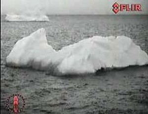 Ice is clearly visible on a thermal image. A thermal image can help the captain to navigate safely in arctic waters. photo copyright FLIR http://www.flir.com/cvs/apac/en/maritime/ taken at  and featuring the  class