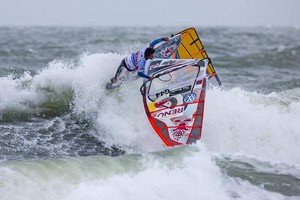 Koster one handed - 2012 PWA Sylt World CUp photo copyright  John Carter / PWA http://www.pwaworldtour.com taken at  and featuring the  class