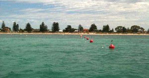 Mooring buoys at Mangles Bay photo copyright  SW taken at  and featuring the  class