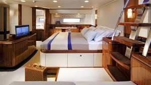 Oyster 100 Sarafin interior cabin shot photo copyright Charterworld taken at  and featuring the  class