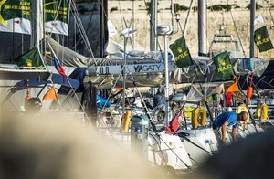 Post race dockside ambiance at the Royal Malta YC - 2012 Rolex Middle Sea Race photo copyright  Rolex/ Kurt Arrigo http://www.regattanews.com taken at  and featuring the  class