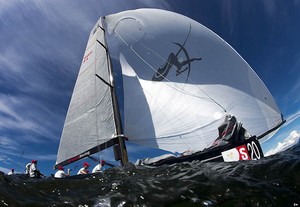 Synergy RUS - RC44 Sweden Cup 2012 photo copyright Heesen/Carlo Borlenghi taken at  and featuring the  class