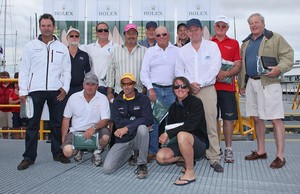 Skippers and representatives of all of the Rolex Sydney Hobart Division Winners  - Rolex Sydney Hobart Race 2012 photo copyright Crosbie Lorimer http://www.crosbielorimer.com taken at  and featuring the  class
