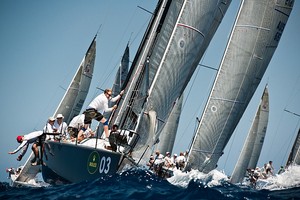 STRUNTJE LIGHT sailing on last day of the 2011 Rolex Farr 40 World Championship - Rolex Farr 40 World Championship 2012 photo copyright  Rolex/ Kurt Arrigo http://www.regattanews.com taken at  and featuring the  class