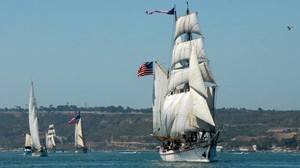Tall ships parade in San Diego photo copyright  SW taken at  and featuring the  class