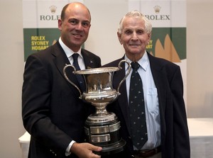 Rolex  Party Oceans Racer of the Year Awards, former Commodore Matt Allen & Syd Fischer 
 photo copyright  Rolex / Carlo Borlenghi http://www.carloborlenghi.net taken at  and featuring the  class