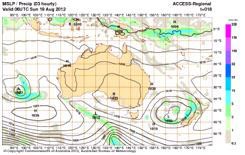 Forecast chart for 1600hr today - Audi Hamilton Island Race Week 2012 photo copyright SW taken at  and featuring the  class