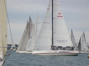 The Bakewell-White designed 52 ft Wired competing in the 2012 Simrad photo copyright SSANZ taken at  and featuring the  class