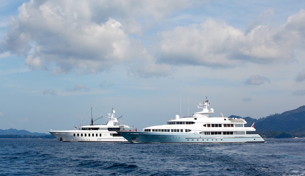 Asia Superyacht Rendezvous 2012 - Helix and Samax. © Guy Nowell http://www.guynowell.com
