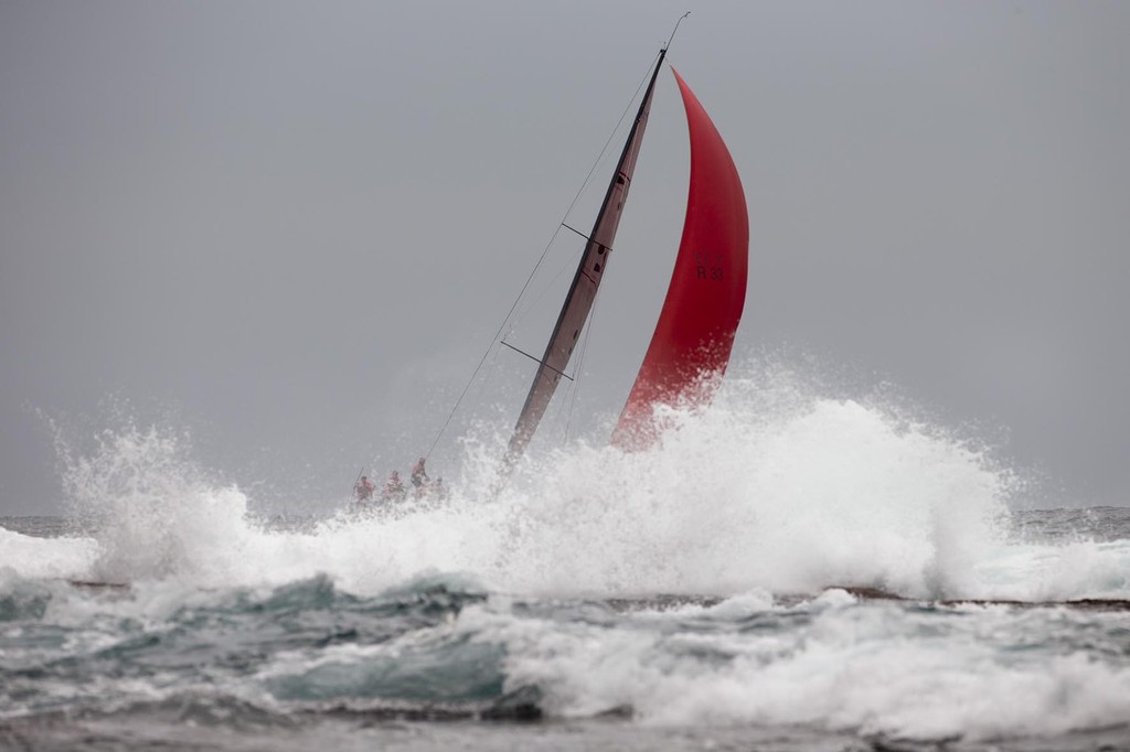 Chutzpah braving the elements - CYCA Trophy-Passage Series photo copyright  Andrea Francolini Photography http://www.afrancolini.com/ taken at  and featuring the  class