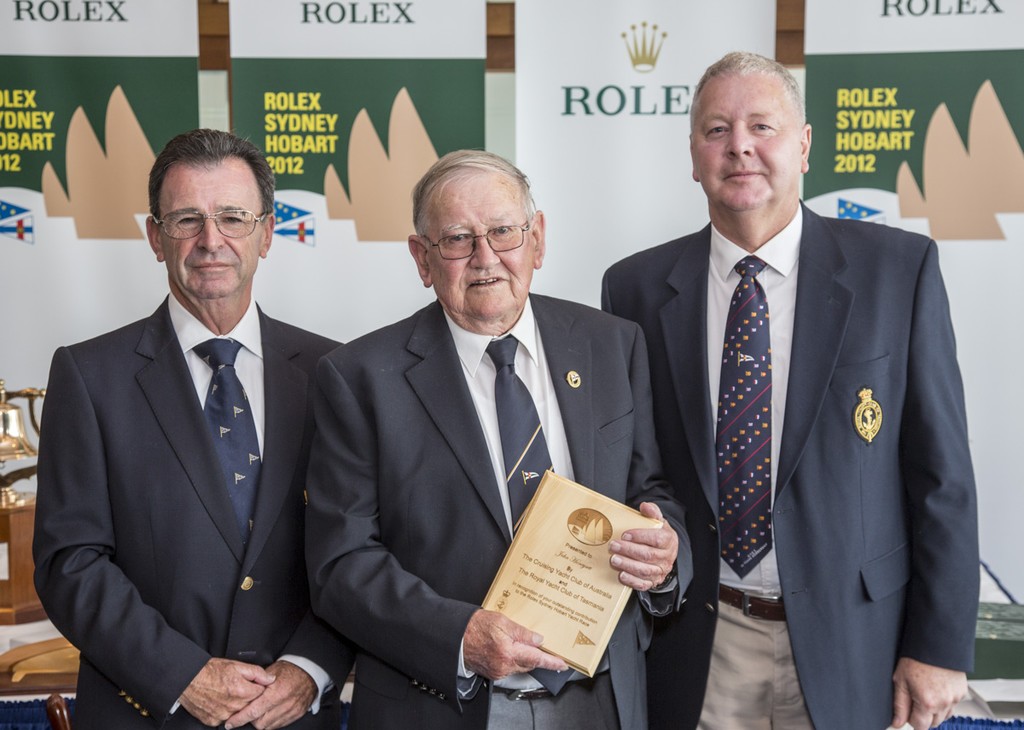 Awards for meritiries service

Prizegiving of the 68th Rolex Sydney Hobart 2012 photo copyright  Rolex/Daniel Forster http://www.regattanews.com taken at  and featuring the  class