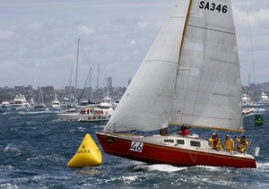 From South Australia comes Enchantress doing their first Sydney Hobart. - Rolex Sydney Hobart Yacht Race photo copyright  John Curnow taken at  and featuring the  class