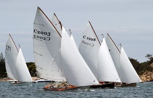 Fleet gets away cleanly, including eventual winner, Romy, (C2003). - Lavazza South Channel Race photo copyright  Alex McKinnon Photography http://www.alexmckinnonphotography.com taken at  and featuring the  class