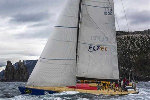 Ambersail rounding Tasman Island on Day 4 photo copyright ROLEX-Carlo Borlenghi taken at  and featuring the  class