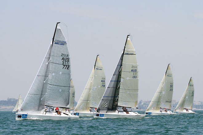 Start of Race Two on Day One for the Melges 24s - Festival of Sails ©  Alex McKinnon Photography http://www.alexmckinnonphotography.com