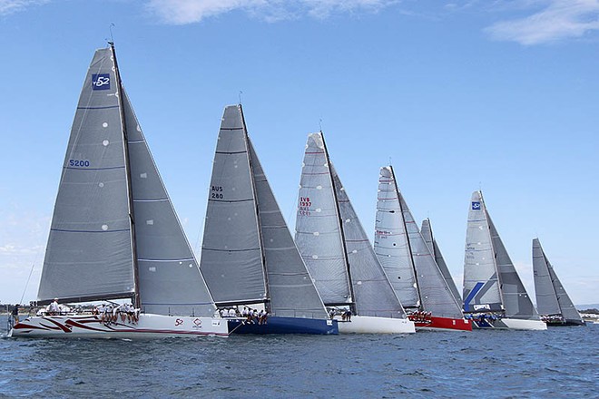Round One start of the TP52 Southern Cross Cup 2013 back in February. © Teri Dodds http://www.teridodds.com