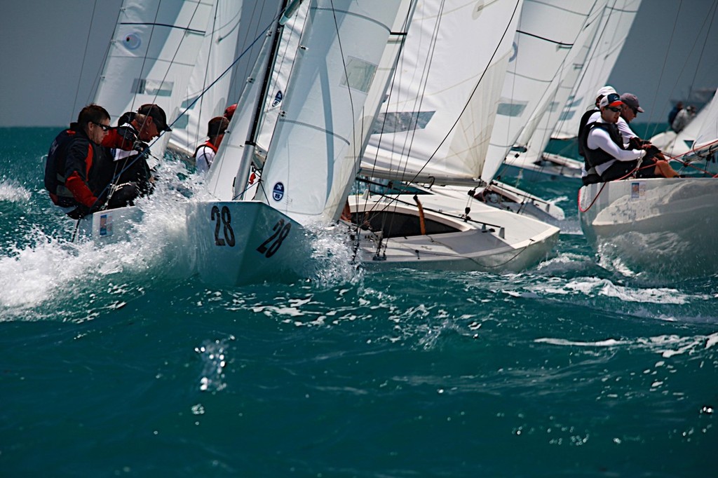 National Etchells president Jake Gunter shot out of the blocks with a good win in race 1. - Syd Corser Regatta - Etchells pre Nationals photo copyright Bernie Kaaks taken at  and featuring the  class