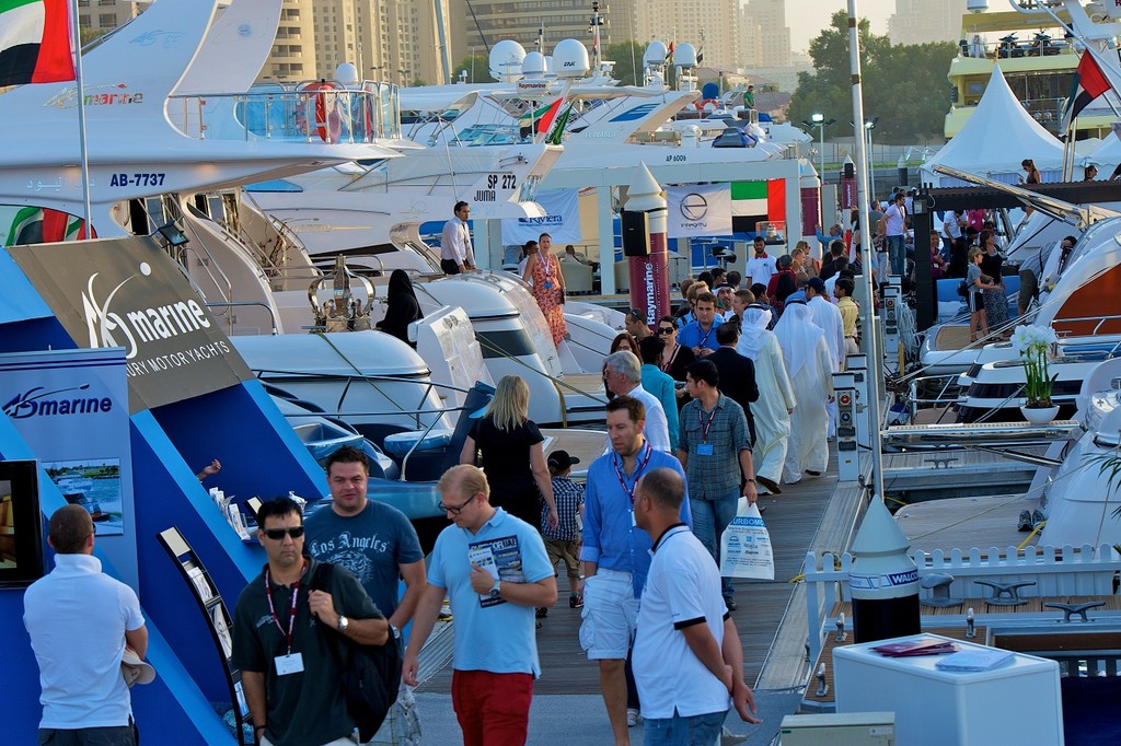 The Dubai International Boat Show photo copyright Michelle Williams taken at  and featuring the  class