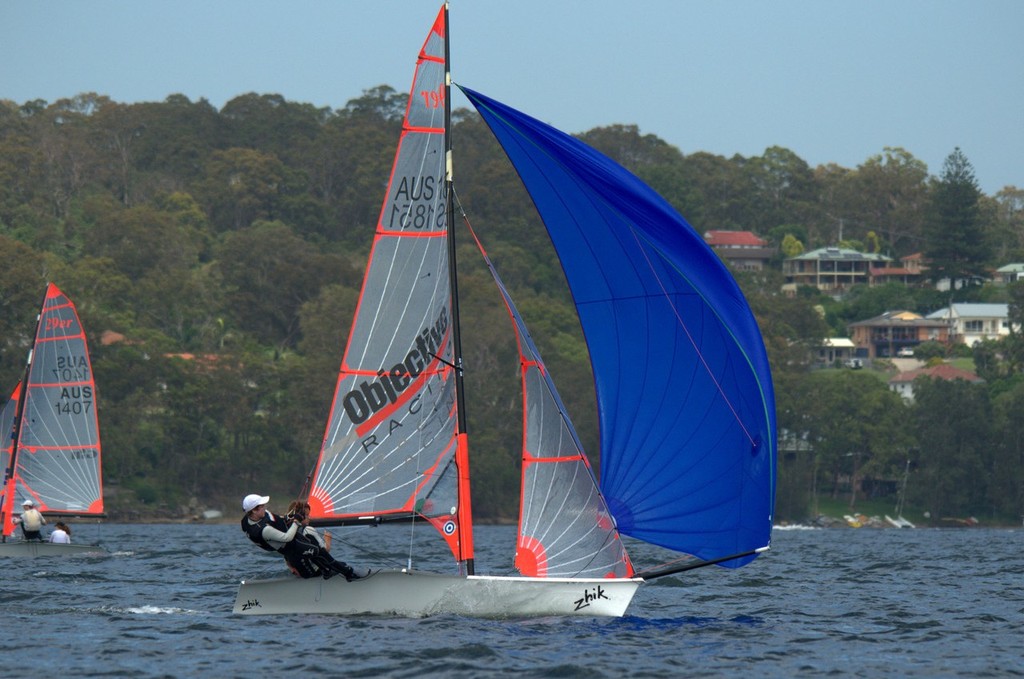 Top 29er Crew AUS 1851 Jim Colley/Shaun Connor Clean Sweep The Series - Zhik NSW and ACT 9er State Championships photo copyright David Price taken at  and featuring the  class