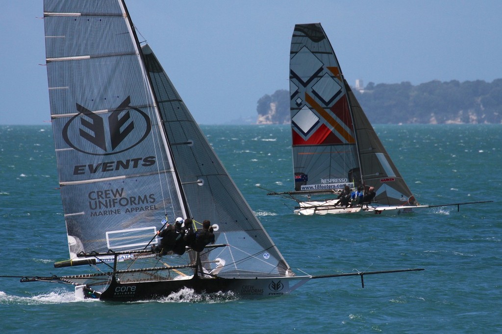 Events Clothing - 18ft Skiff Nationals - Day 2, January 20, 2013 © Richard Gladwell www.photosport.co.nz