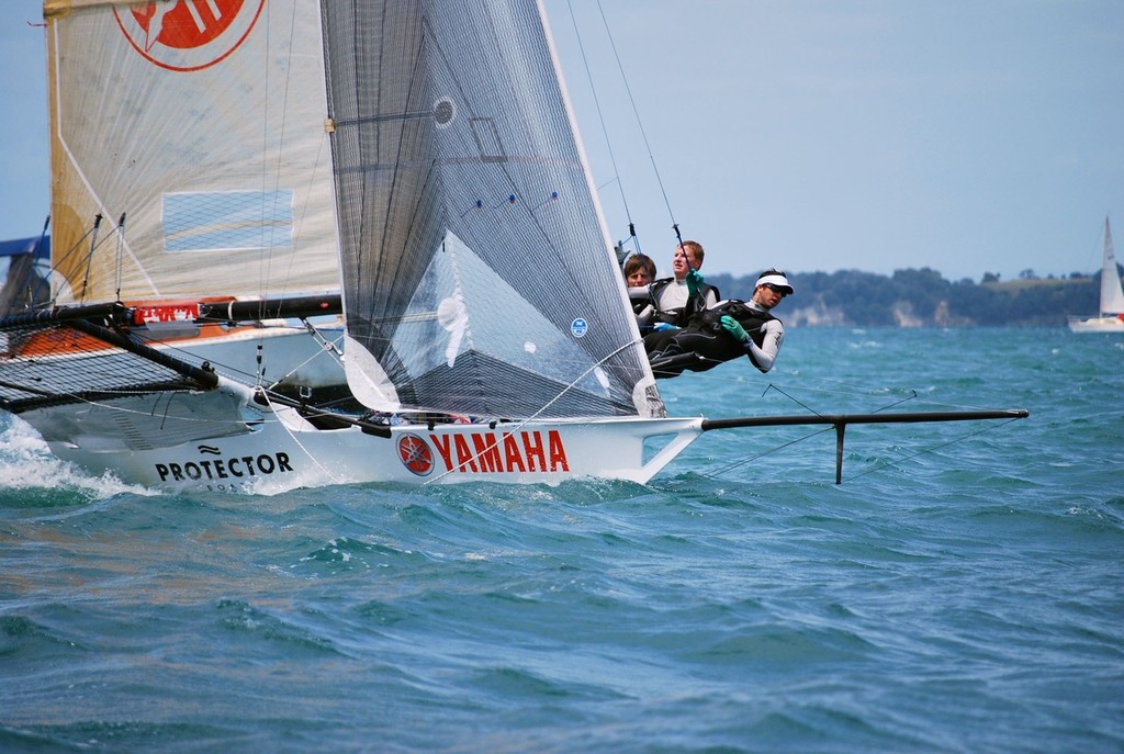 Yamaha White - Sam Marshall, Tom Peet and Ben Gladwell photo copyright Cecile Laguette taken at  and featuring the  class
