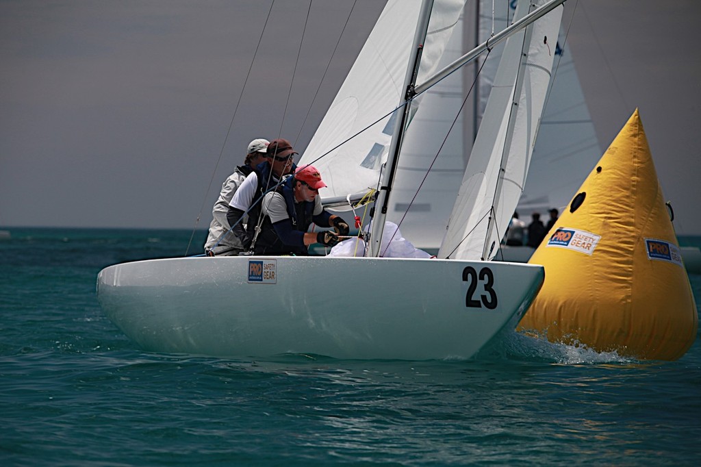 Michael Manford returned to form with a handy win in race 5. - Etchells Syd Corser Regatta photo copyright Bernie Kaaks taken at  and featuring the  class