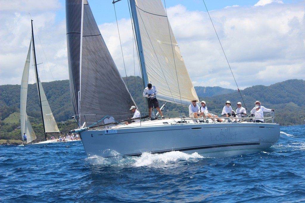 The Tinworth/Waterhouse Beneteau 44.7 Le Billet won ORCI - 2013 Club Marine Pittwater and Coffs Harbour Regatta photo copyright Damian Devine taken at  and featuring the  class