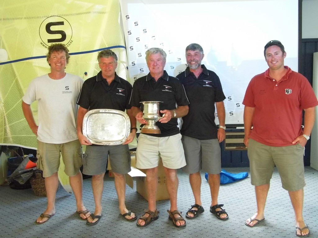 Winning Team from Cougar and our Sponsors from Seaview Sails - Noelex 22 Nationals photo copyright Sandra McGill taken at  and featuring the  class