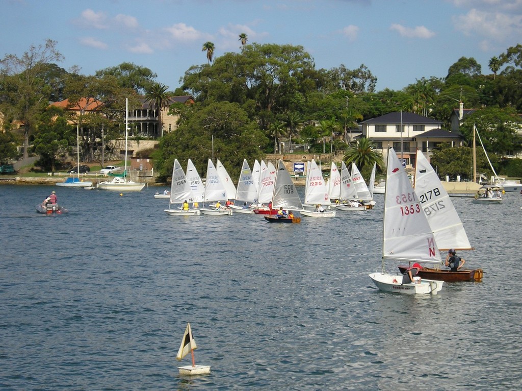 Start of Club Race - Southern NSW Sabot Zone Championship photo copyright Andrew Glassock taken at  and featuring the  class