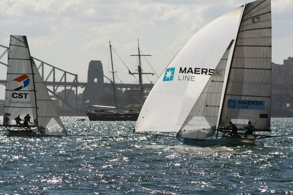 Maersk - JJ Giltinan 18ft Skiff Championship 2013 photo copyright Lyn Holland taken at  and featuring the  class