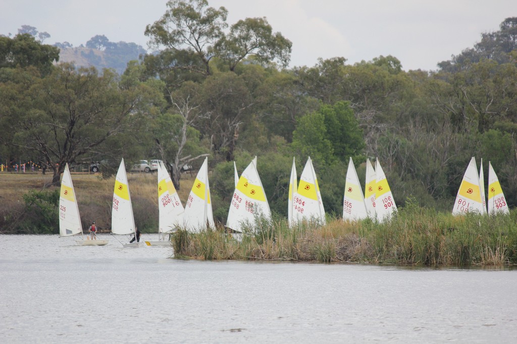 It was a tough bottom mark rounding for races two to four - 2013 Spiral National Championships © Tim Stuparich