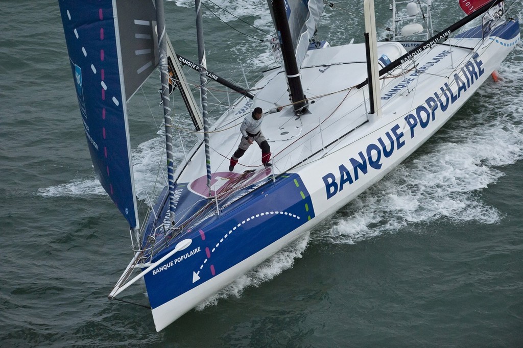 Banque Populaire finishes in second place in the 2013 Vendee Globe in 78 days 05hrs 33mins 52se - 2ND PLACE © Olivier Blanchet www.oceanracing.org