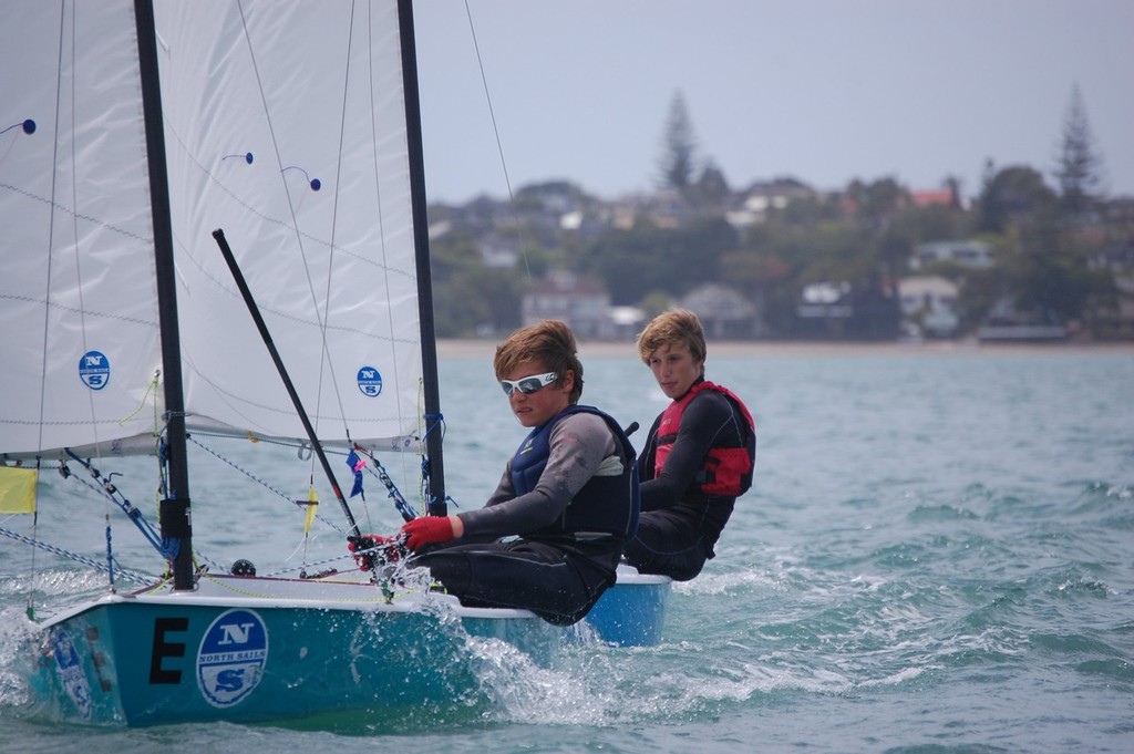 George Gautrey, Welington and William Linkhorn, locked together during the finals of the Starling Match Racing regatta photo copyright Brian Peet taken at  and featuring the  class